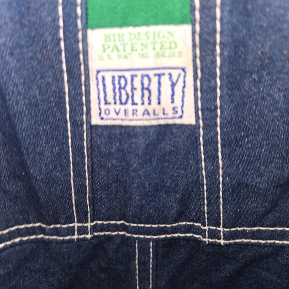 Liberty Denim Overalls – Classic Workwear Bib Style (Men’s L/XL) - Picture 2 of 4